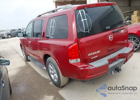 2008 Nissan Armada Se z USA, uszkodzony, nr VIN 5N1BA08D88N605665